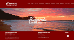 Desktop Screenshot of haciendasanpancho.mx