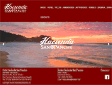 Tablet Screenshot of haciendasanpancho.mx